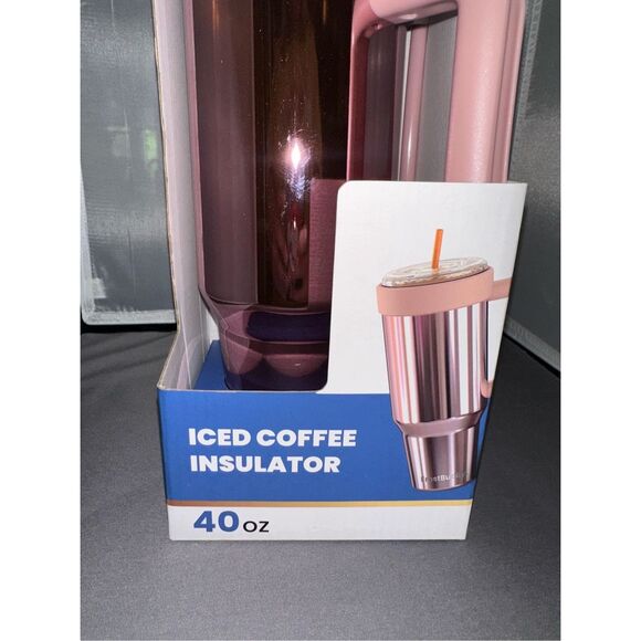NIB Frost Buddy Thicc Buddy Iced Coffee Insulator 40oz Mademoiselle - Picture 3 of 7